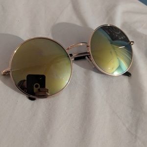 vintage green lennon sunglasses